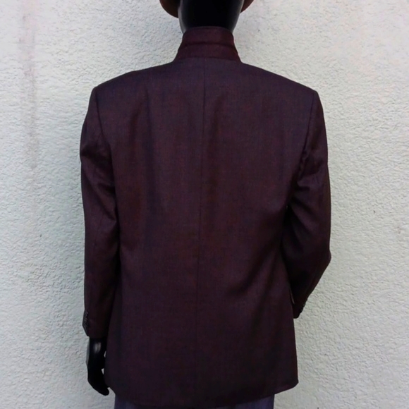 GIANNI VALENTE MEN'S PURE WOOLMARK WOOL (3) BUTTON BLAZER (INDIA) - Picture 14 of 17